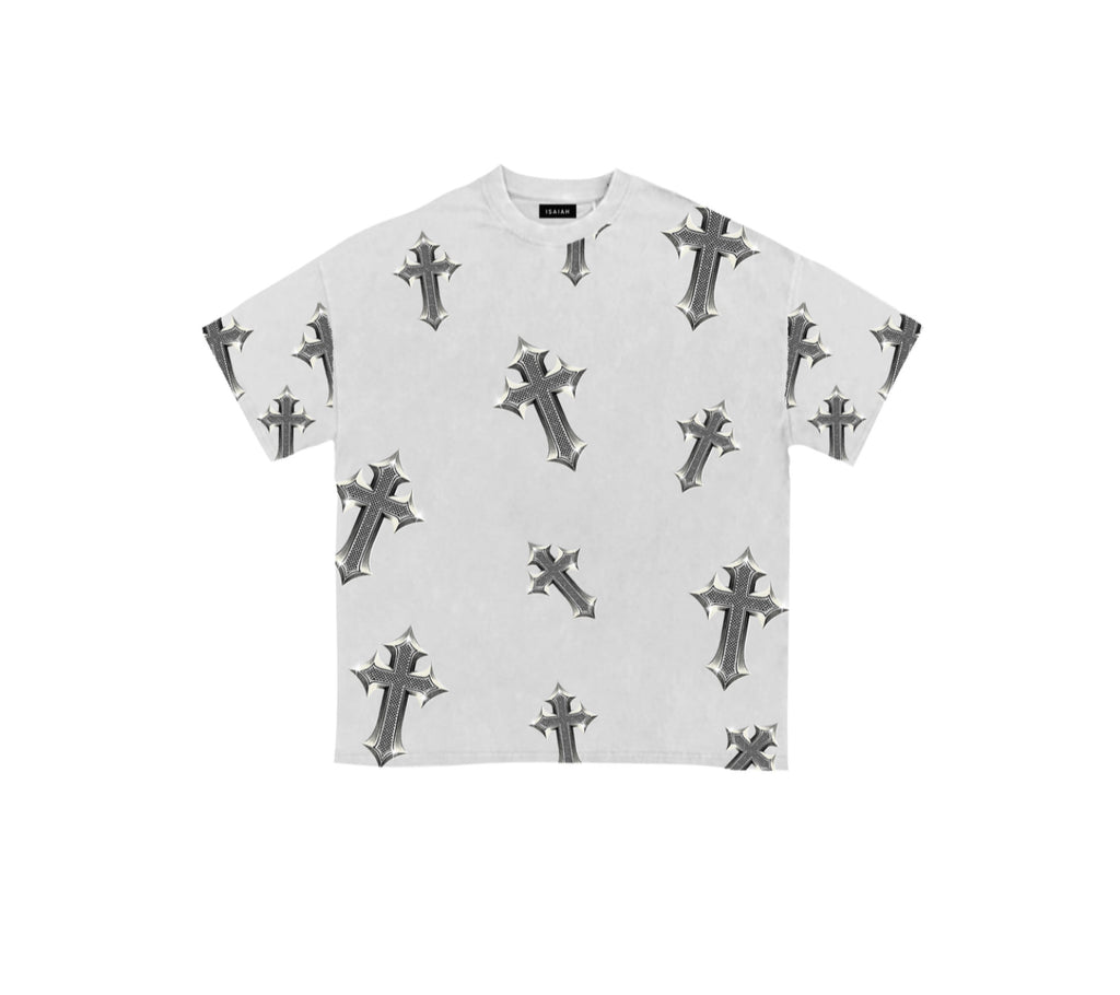 HOLYCROSS TEE IN WHITE