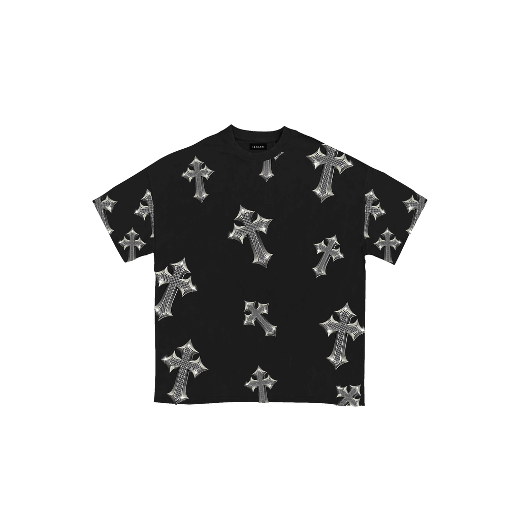 HOLYCROSS TEE IN BLACK