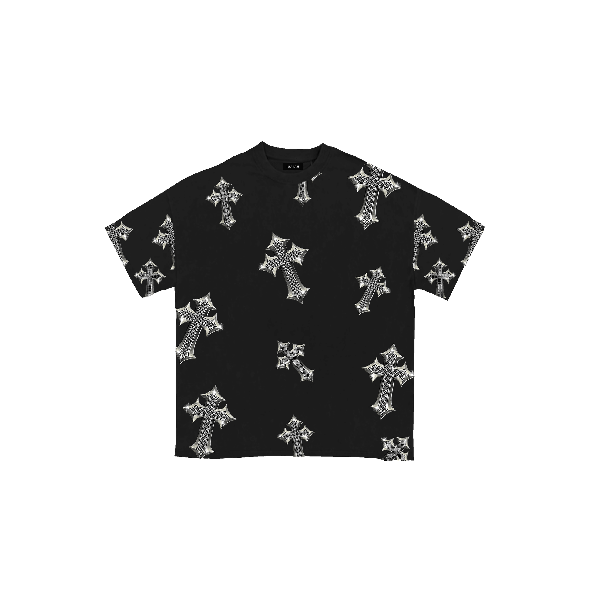 HOLYCROSS TEE IN BLACK