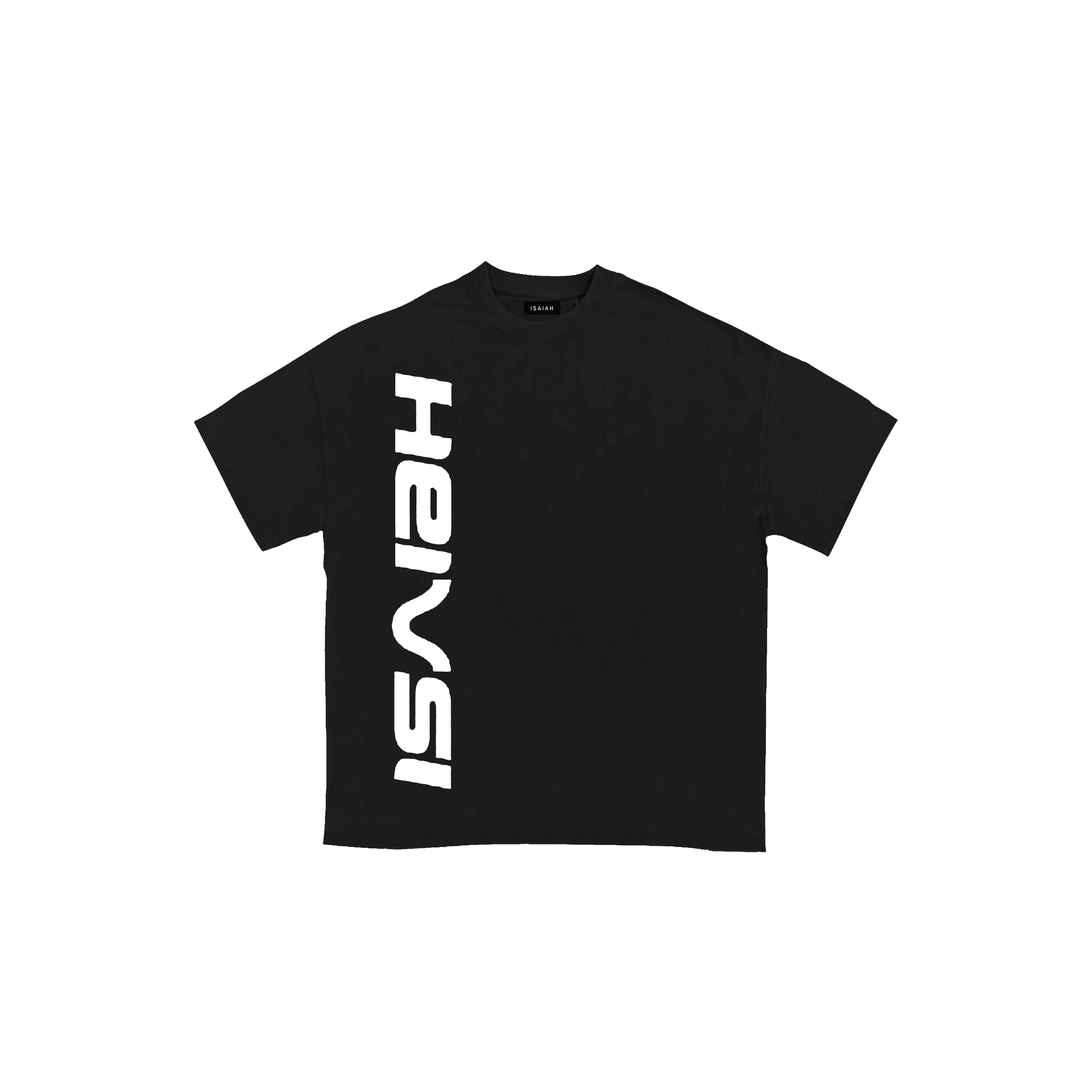LINEAR TEE IN BLACK