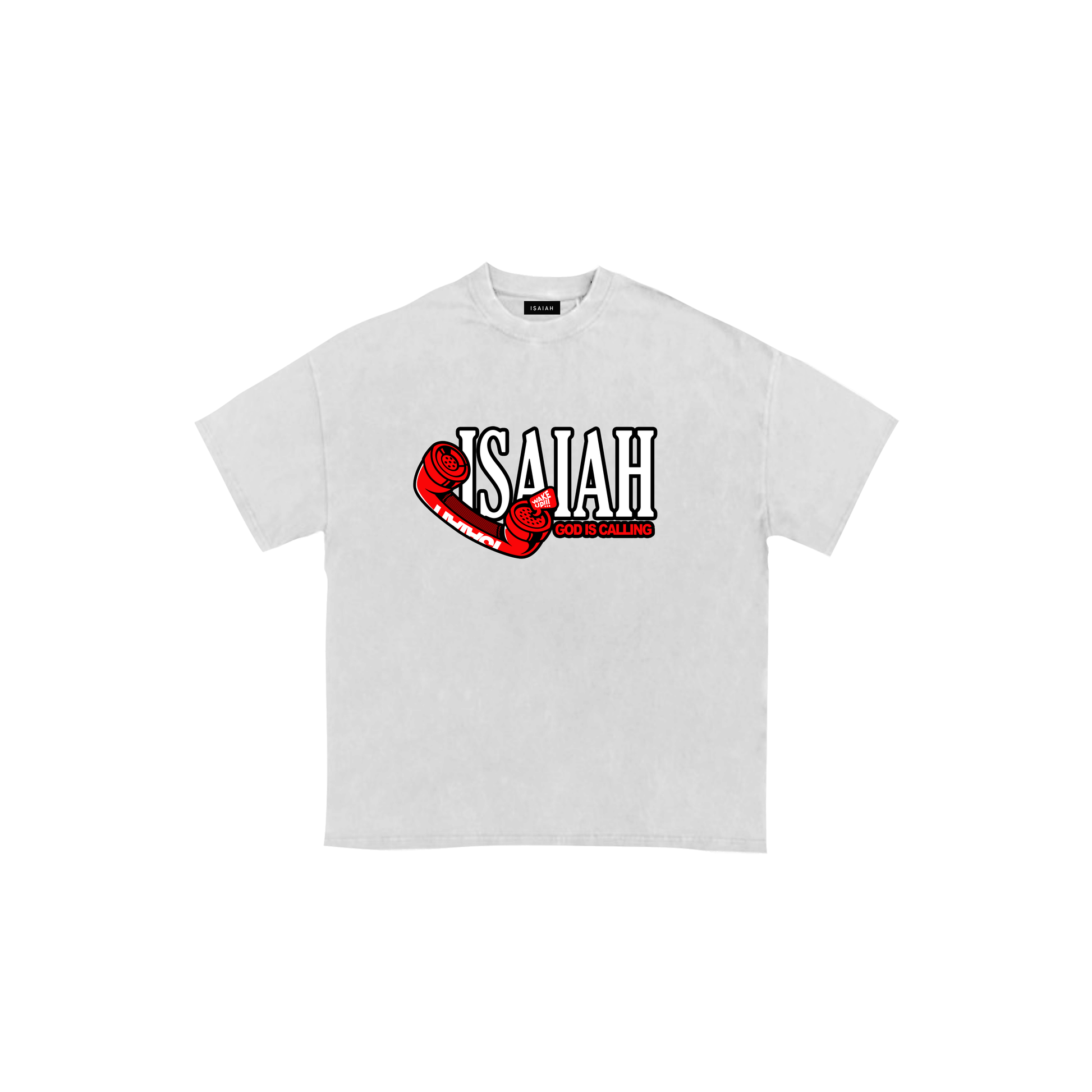 GOD IS CALLING TEE IN WHITE
